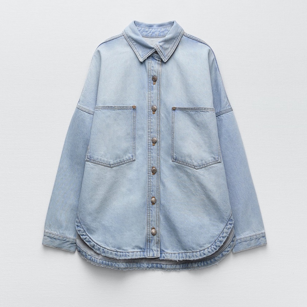 Zara Oversized Jean Jacket